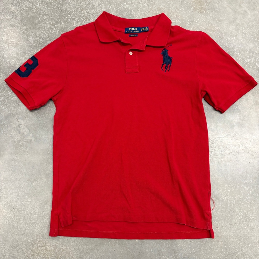 Polo Ralph Lauren big pony shirt with number on sleeve